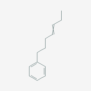 molecular formula C13H18 B13801075 7-Phenyl-3-heptene CAS No. 26447-65-4