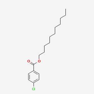molecular formula C18H27ClO2 B13801205 Undecyl 4-chlorobenzoate CAS No. 5458-41-3