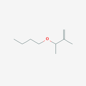molecular formula C9H18O B13801232 1-Butene, 3-butoxy-2-methyl- 