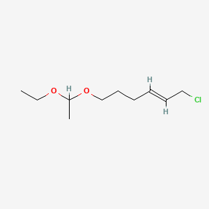 molecular formula C10H19ClO2 B13801266 (E)-1-Chloro-6-(1-ethoxyethoxy)hex-2-ene CAS No. 61565-22-8