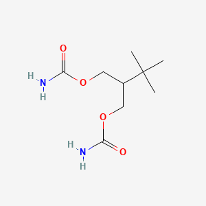 molecular formula C9H18N2O4 B13801287 2-tert-Butyl-1,3-propanediol dicarbamate CAS No. 25462-21-9