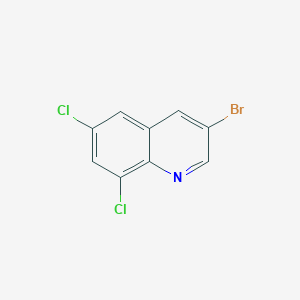 molecular formula C9H4BrCl2N B1380142 3-Bromo-6,8-dichloroquinoline CAS No. 1261236-31-0