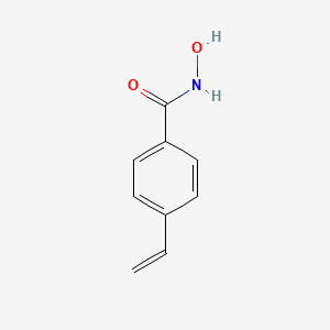 molecular formula C9H9NO2 B13801509 4-Ethenyl-N-hydroxybenzamide CAS No. 24363-16-4