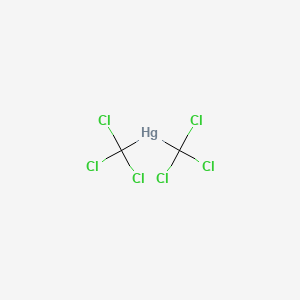 molecular formula C2Cl6Hg B13801566 Bis(trichloromethyl)mercury CAS No. 6795-81-9