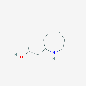 molecular formula C9H19NO B1380202 1-(Azepan-2-yl)propan-2-ol CAS No. 1506449-63-3