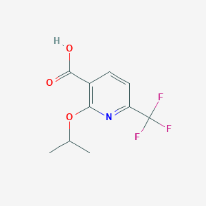 2-(Propan-2-yloxy)-6-(trifluoromethyl)pyridine-3-carboxylic acid