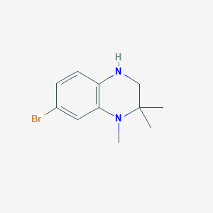 7-Bromo-1,2,2-trimethyl-1,2,3,4-tetrahydroquinoxaline