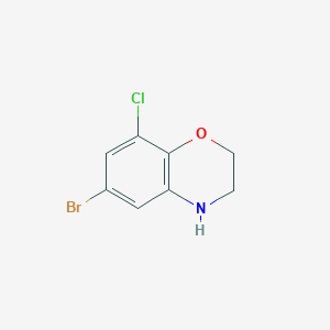 6-bromo-8-chloro-3,4-dihydro-2H-1,4-benzoxazine
