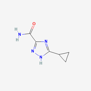 5-cyclopropyl-1H-1,2,4-triazole-3-carboxamide