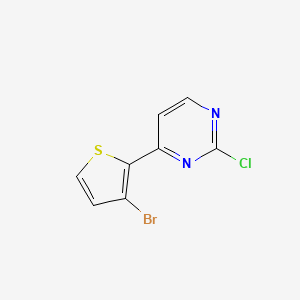 4-(3-Bromothiophen-2-yl)-2-chloropyrimidine