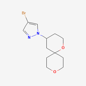 4-bromo-1-{1,9-dioxaspiro[5.5]undecan-4-yl}-1H-pyrazole