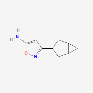 3-{Bicyclo[3.1.0]hexan-3-yl}-1,2-oxazol-5-amine