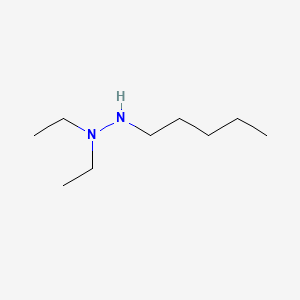 molecular formula C9H22N2 B13802651 1,1-Diethyl-2-pentylhydrazine CAS No. 67398-41-8