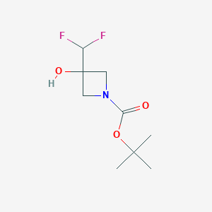 Tert-butyl 3-(difluoromethyl)-3-hydroxyazetidine-1-carboxylate