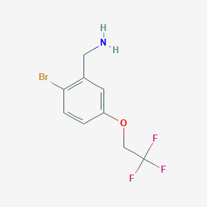2-Bromo-5-(2,2,2-trifluoroethoxy)benzylamine