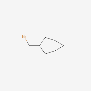 molecular formula C7H11B B1380277 3-(Bromomethyl)bicyclo[3.1.0]hexane CAS No. 1531523-78-0