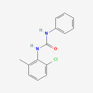 molecular formula C14H13ClN2O B13802770 N-(2-Chloro-6-methylphenyl)-N'-phenylurea 