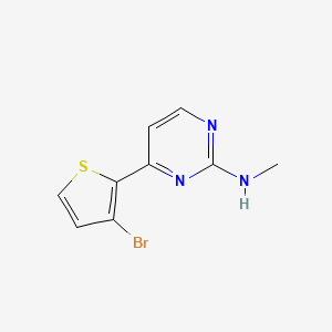 4-(3-bromothiophen-2-yl)-N-methylpyrimidin-2-amine