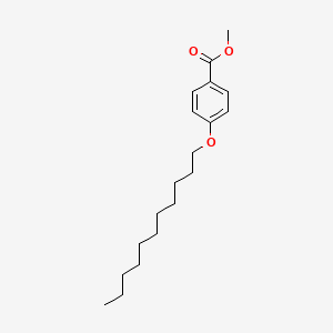 molecular formula C19H30O3 B13802801 Methyl 4-(undecyloxy)benzoate CAS No. 62443-11-2