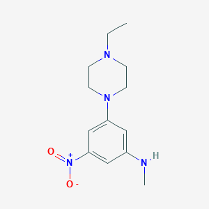 3-(4-ethylpiperazin-1-yl)-N-methyl-5-nitroaniline