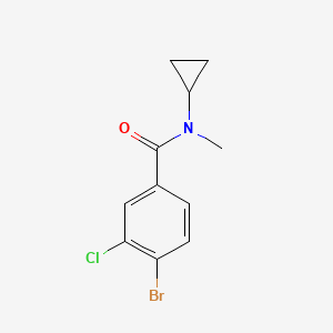 4-Bromo-3-chloro-N-cyclopropyl-N-methylbenzamide