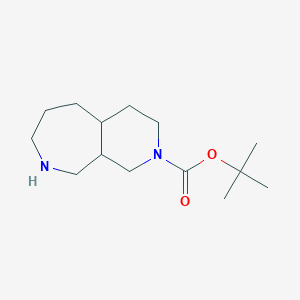 molecular formula C14H26N2O2 B13802863 Tert-butyl octahydro-1H-pyrido[3,4-C]azepine-2(3H)-carboxylate CAS No. 885270-16-6