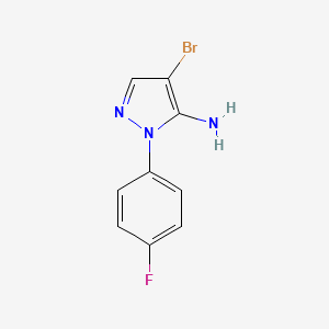 4-bromo-1-(4-fluorophenyl)-1H-pyrazol-5-amine