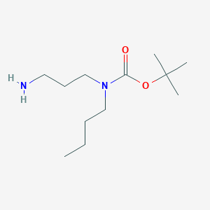 molecular formula C12H26N2O2 B13803021 Tert-butyl 3-aminopropyl(butylcarbamate 
