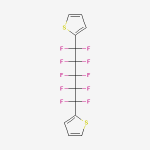 molecular formula C13H6F10S2 B13803039 Thiophene, 2,2'-(decafluoropentamethylene)di- CAS No. 24014-44-6