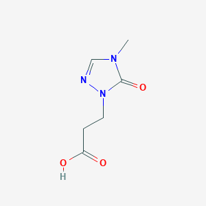 3-(4-methyl-5-oxo-4,5-dihydro-1H-1,2,4-triazol-1-yl)propanoic acid
