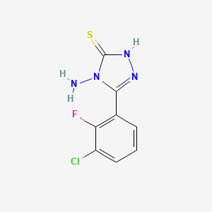 4-Amino-5-(3-chloro-2-fluorophenyl)-4H-1,2,4-triazole-3-thiol
