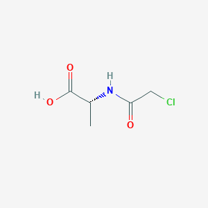 molecular formula C5H8ClNO3 B13803126 Chloroacetyl-D-alanine 