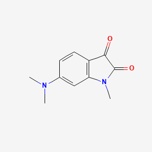 6-(dimethylamino)-1-methyl-2,3-dihydro-1H-indole-2,3-dione