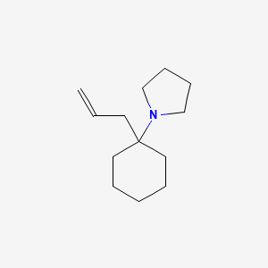 molecular formula C13H23N B13803154 1-(1-Allylcyclohexyl)pyrrolidine CAS No. 7418-88-4