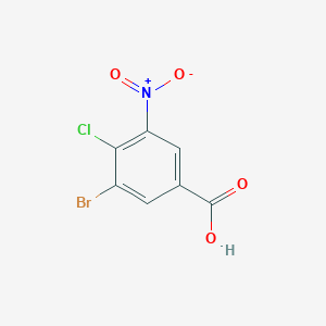 3-Bromo-4-chloro-5-nitrobenzoic acid