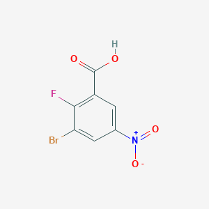 3-Bromo-2-fluoro-5-nitrobenzoic acid