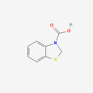 molecular formula C8H7NO2S B13803230 1,3-Benzothiazole-3(2H)-carboxylic acid CAS No. 856300-58-8