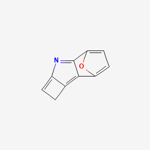 molecular formula C10H5NO B13803296 1H-4,7-Epoxycyclobuta[b]indole CAS No. 84119-67-5