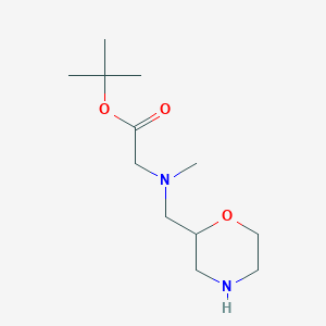 Tert-butyl 2-[methyl(morpholin-2-ylmethyl)amino]acetate