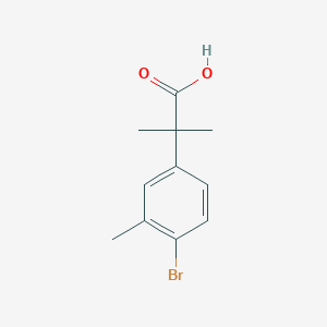 2-(4-Bromo-3-methylphenyl)-2-methylpropanoic acid
