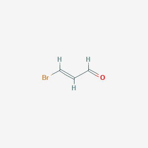 molecular formula C3H3BrO B13803416 (E)-3-Bromoacrylaldehyde 