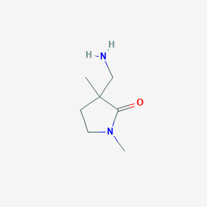 3-(Aminomethyl)-1,3-dimethylpyrrolidin-2-one