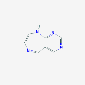 molecular formula C7H6N4 B13803530 1h-Pyrimido[4,5-e][1,4]diazepine 