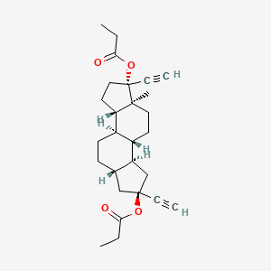 molecular formula C27H36O4 B13803576 Dinordrin II CAS No. 64675-10-1