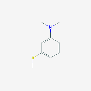molecular formula C9H13NS B13803605 N,N-Dimethyl-3-(methylsulfanyl)aniline CAS No. 2552-33-2