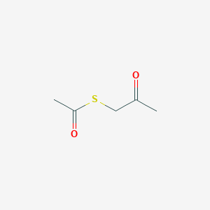molecular formula C5H8O2S B13803625 s-(2-Oxopropyl) ethanethioate CAS No. 57360-11-9