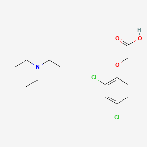 molecular formula C14H21Cl2NO3 B13803675 2,4-D-triethylammonium CAS No. 2646-78-8