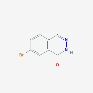 molecular formula C8H5BrN2O B138037 7-Bromophthalazin-1(2H)-one CAS No. 152265-57-1
