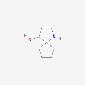 molecular formula C8H15NO B1380373 1-Azaspiro[4.4]nonan-4-ol CAS No. 1553896-22-2