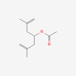 molecular formula C11H18O2 B13803738 2,6-Dimethyl-1,6-heptadien-4-ol acetate CAS No. 70187-91-6